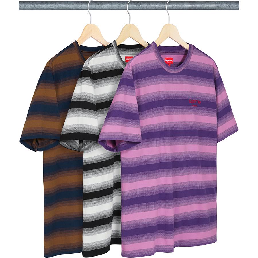 Supreme Gradient Striped S S Top released during fall winter 18 season