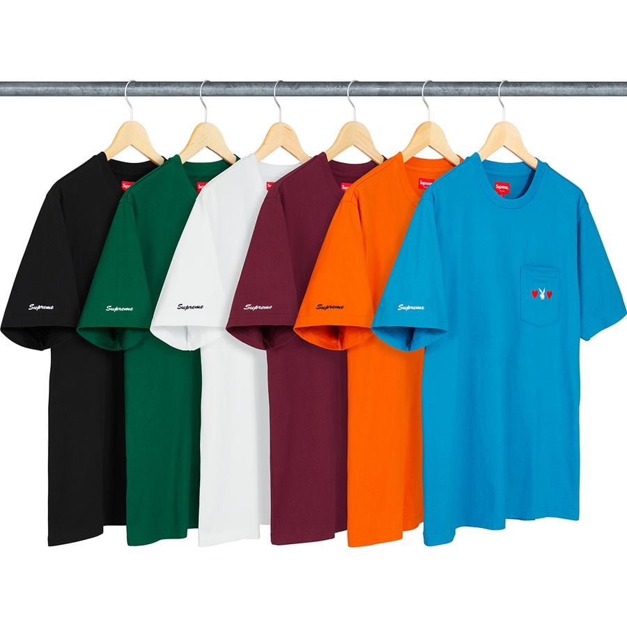 Supreme Supreme Playboy© Pocket Tee released during fall winter 18 season