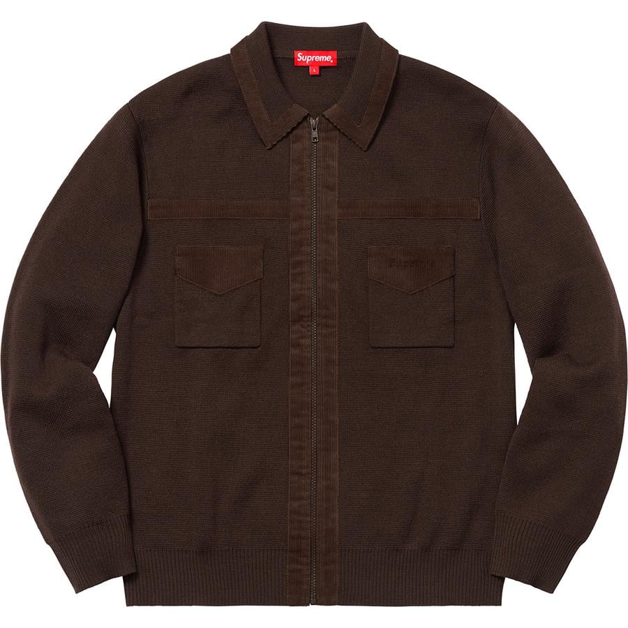 Details on Corduroy Detailed Zip Sweater  from fall winter 2018 (Price is $158)
