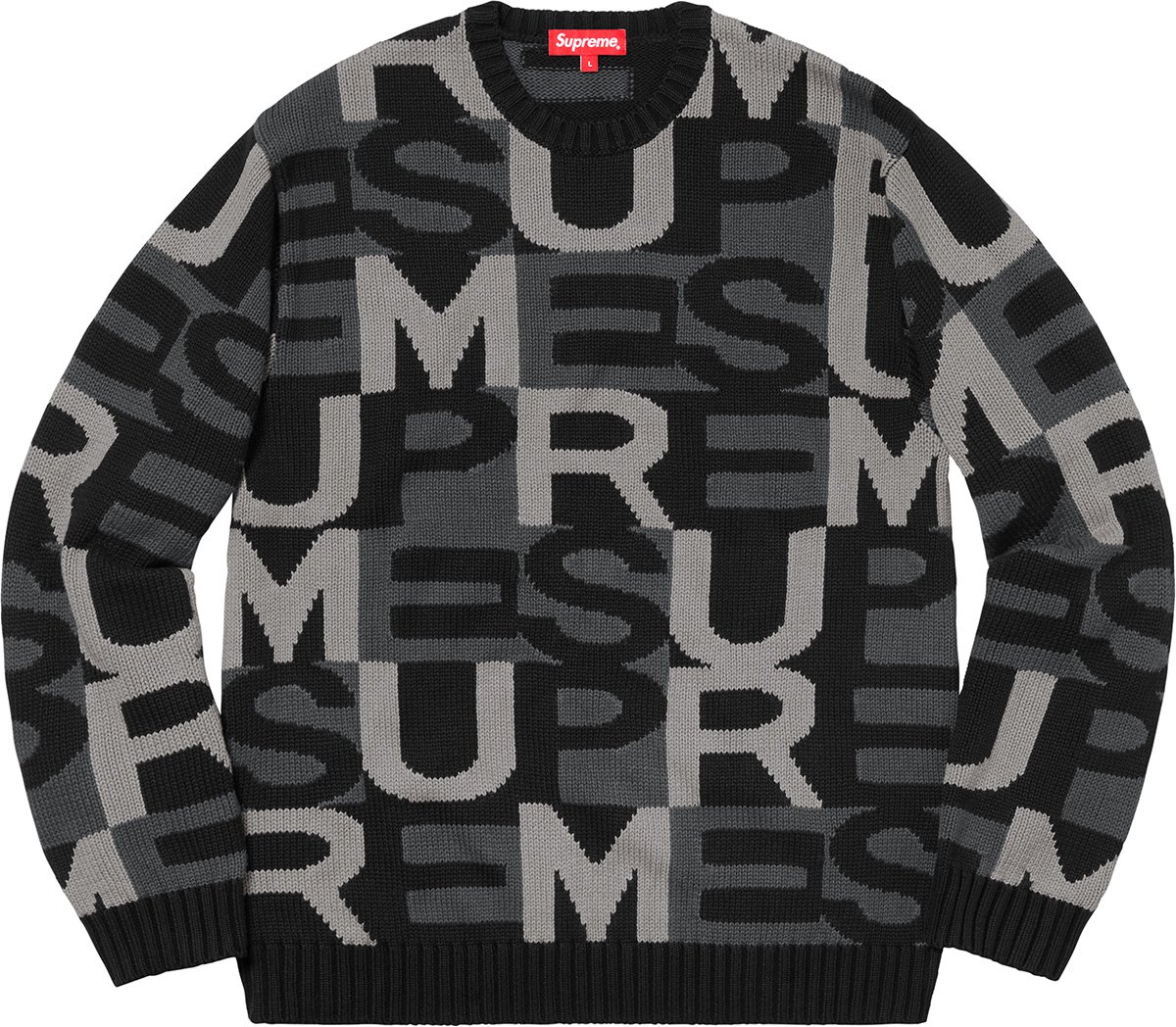 Big Letters Sweater - fall winter 2018 - Supreme