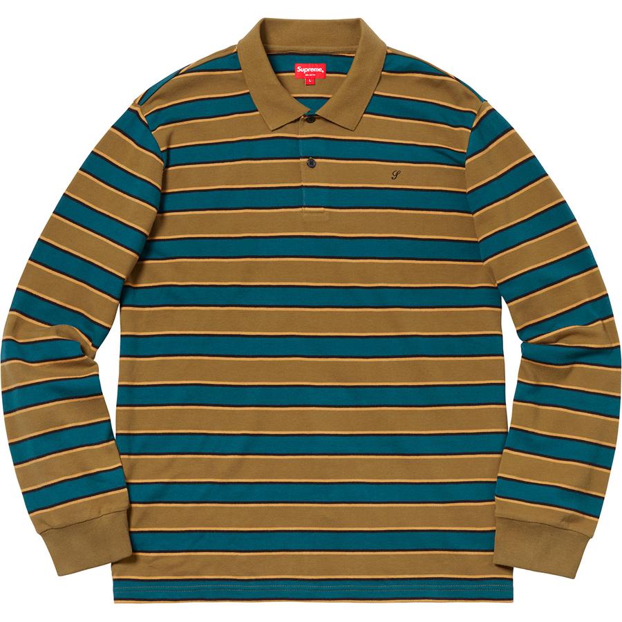 Details on Striped L S Polo  from fall winter 2018 (Price is $110)