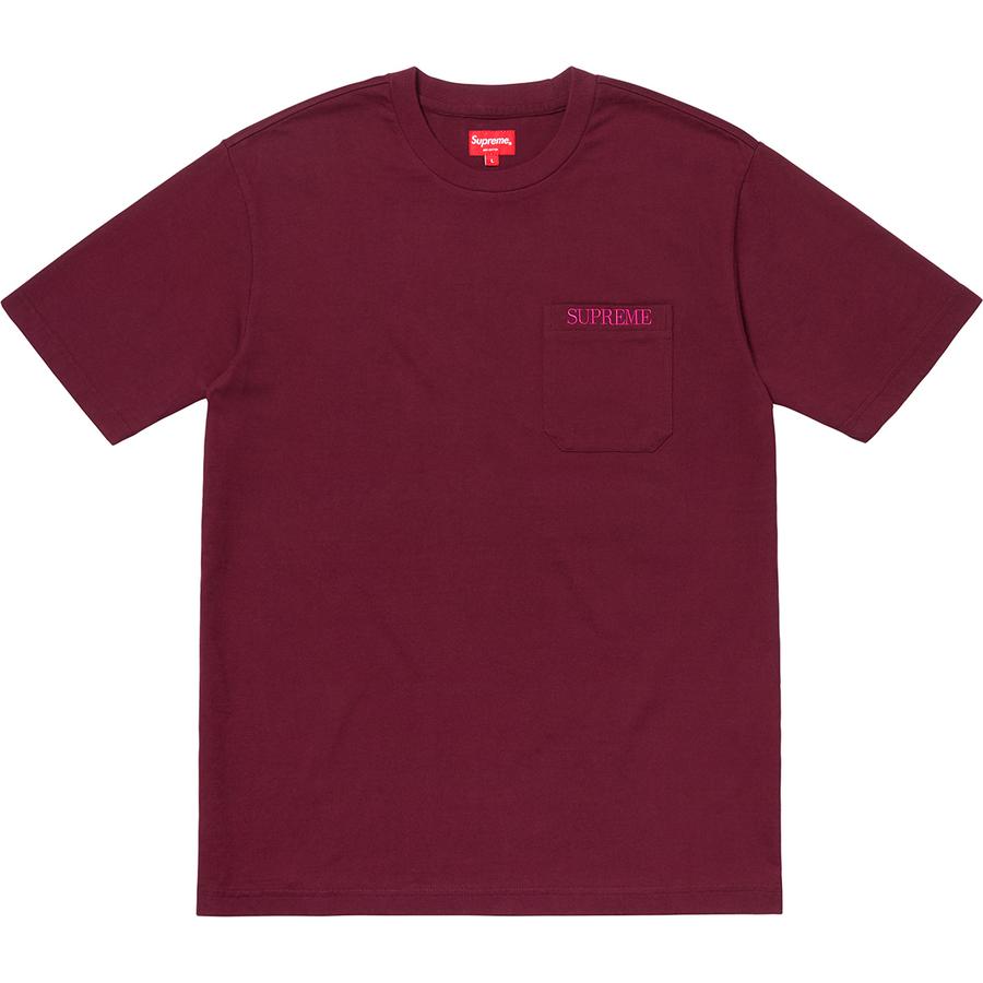 Details on Embroidered Pocket Tee  from fall winter
                                                    2018 (Price is $78)