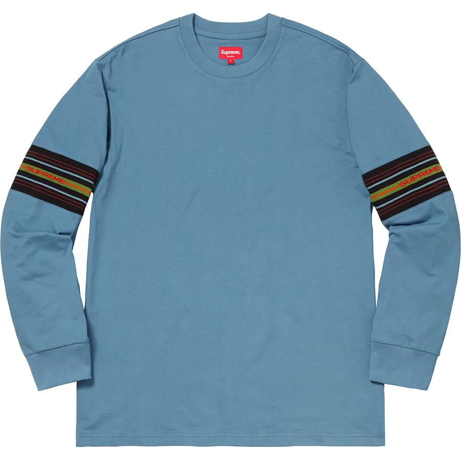 Supreme Knit Panel Stripe L S Top (FW18) - $98