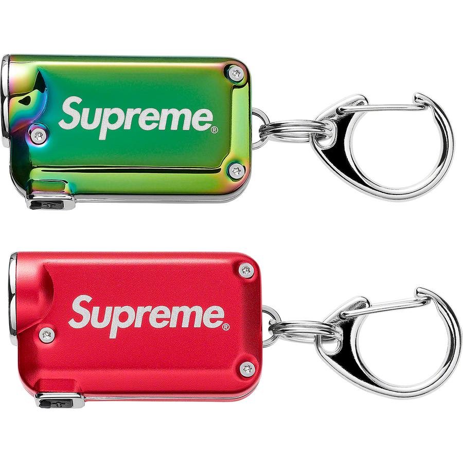 Details on Supreme NITECORE Tini Keychain Light from fall winter
                                            2019 (Price is $48)