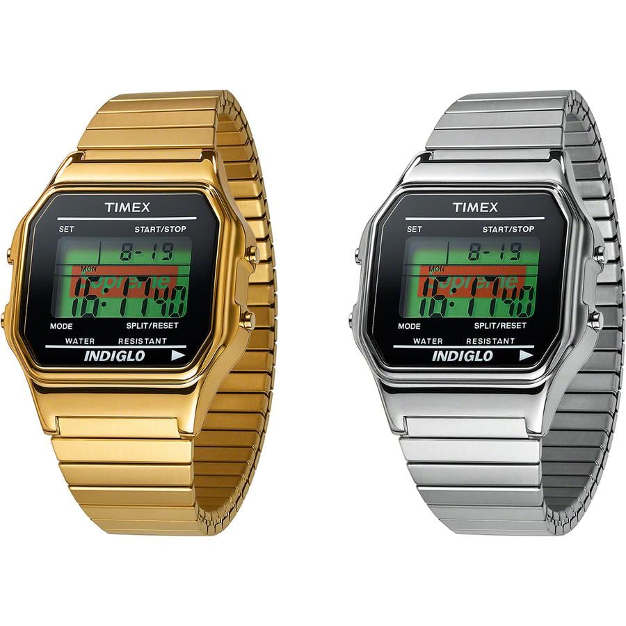 Details on Supreme Timex Digital Watch from fall winter
                                            2019 (Price is $68)