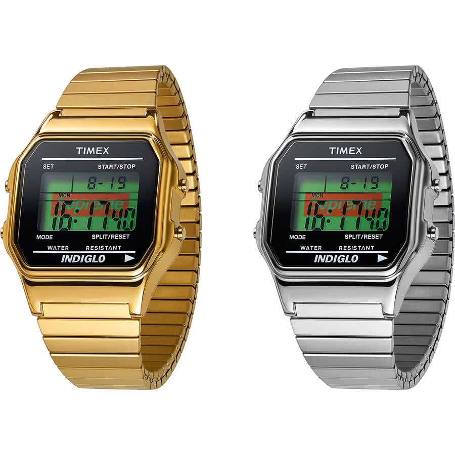 Supreme Supreme Timex Digital Watch released during fall winter 19 season