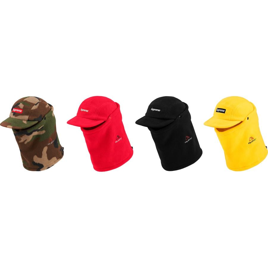 Supreme Facemask Polartec Camp Cap for fall winter 19 season