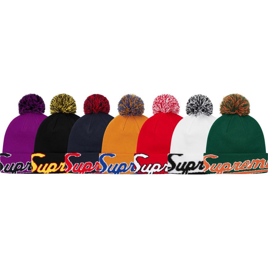 Details on New Era Script Cuff Beanie from fall winter 2019 (Price is $38)