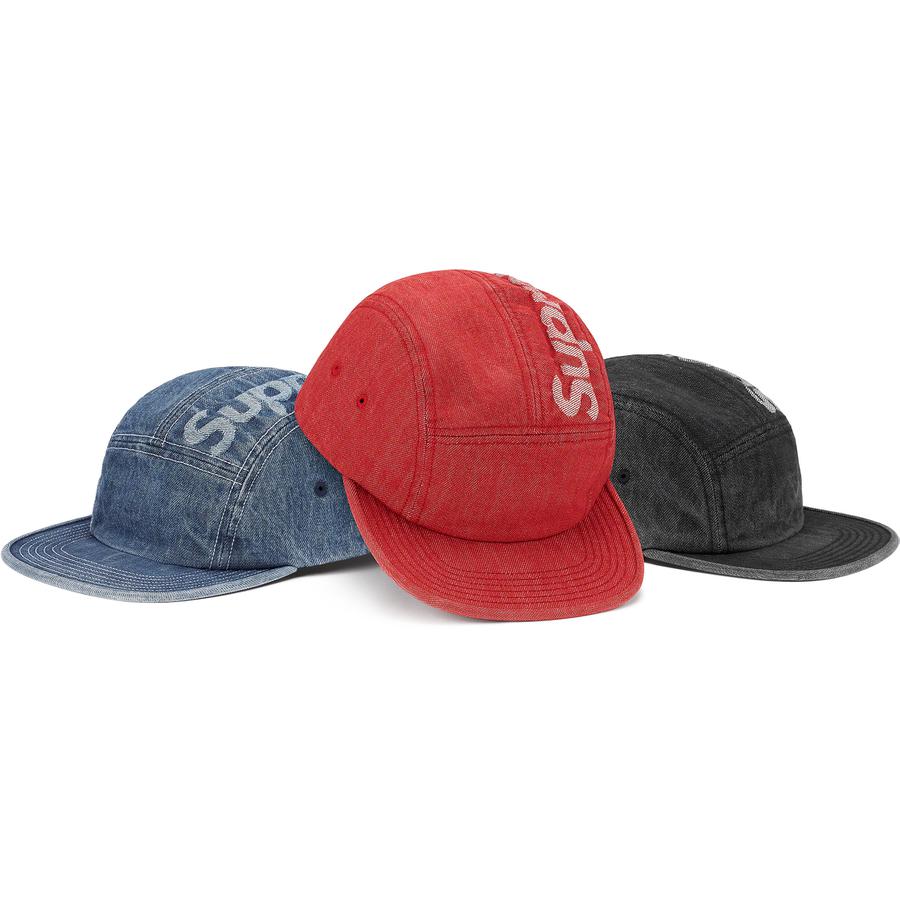 Details on Top Logo Denim Camp Cap from fall winter 2019 (Price is $54)
