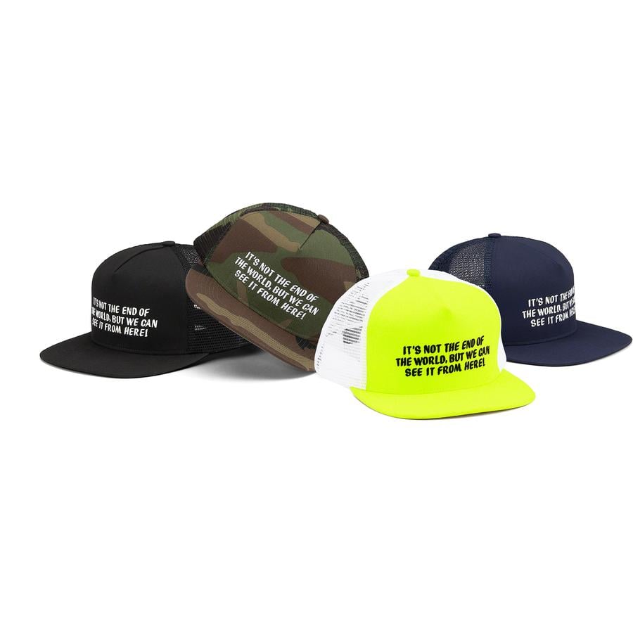 Supreme End of the World Mesh Back 5-Panel releasing on Week 6 for fall winter 19
