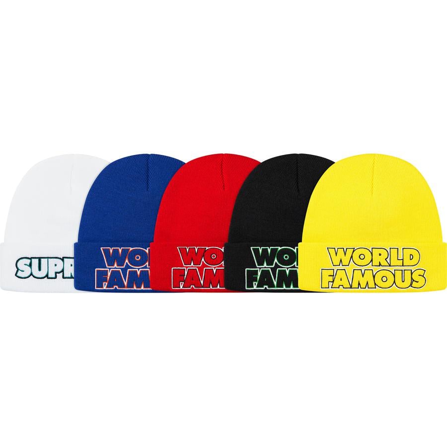 Supreme Outline Beanie for fall winter 19 season