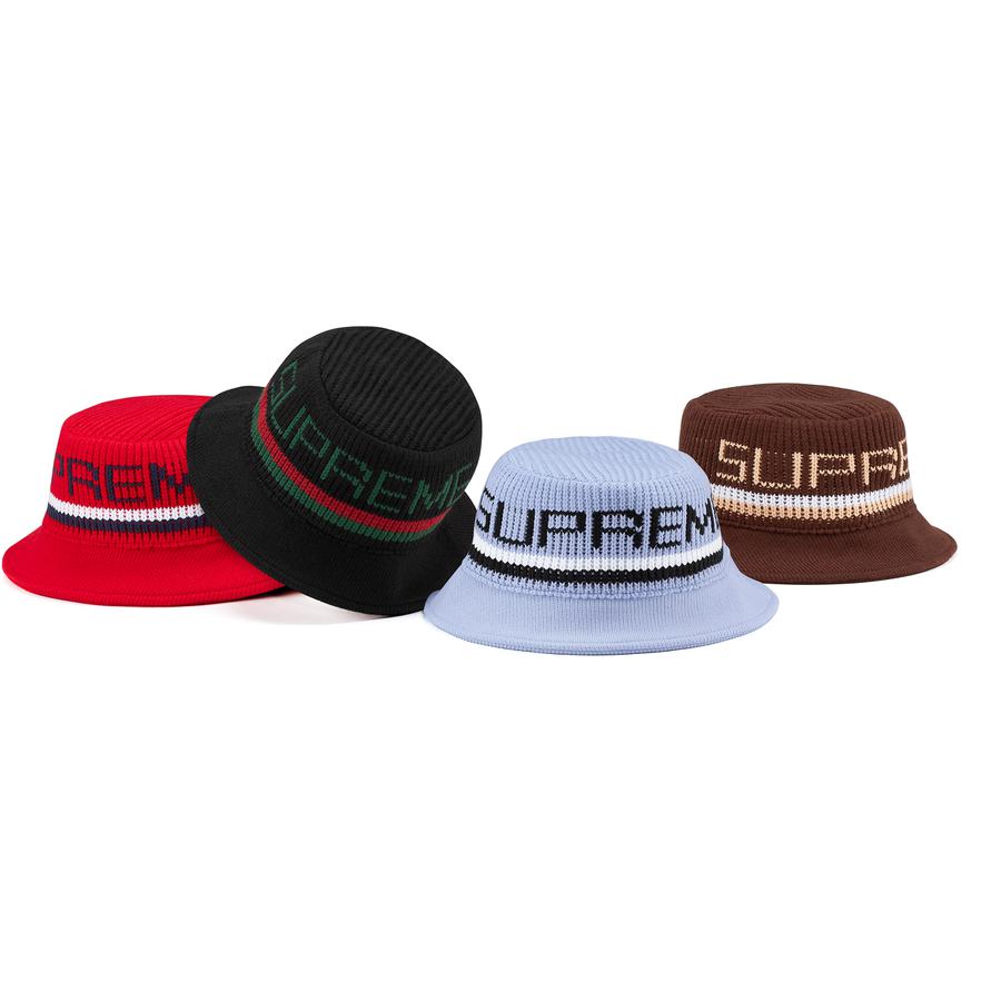 Supreme Knit Logo Crusher released during fall winter 19 season