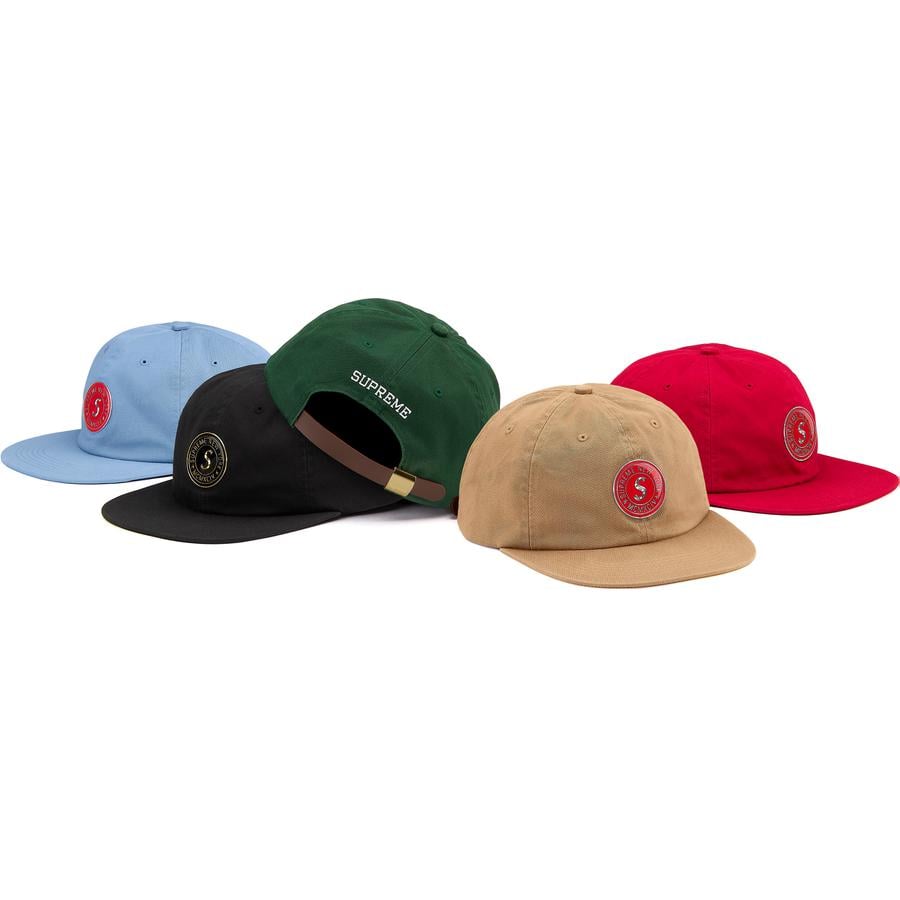 Supreme Chino Twill Gel S Logo 6-Panel for fall winter 19 season