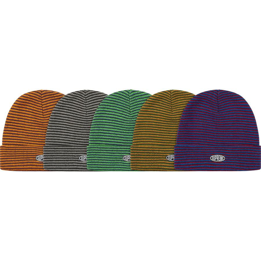 Supreme Zig Zag Stripe Beanie for fall winter 19 season