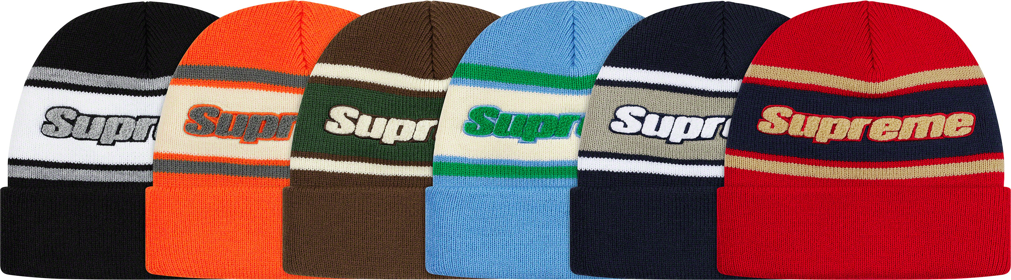 Chenille Stripe Beanie - fall winter 2019 - Supreme