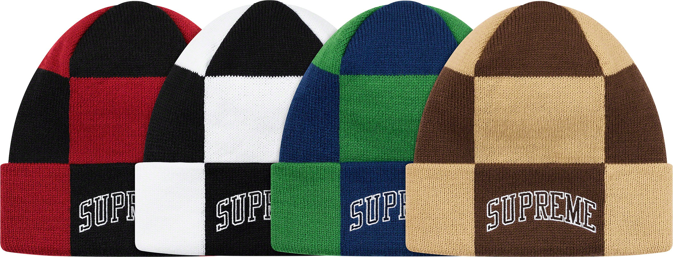 Checkerboard Beanie - fall winter 2019 - Supreme