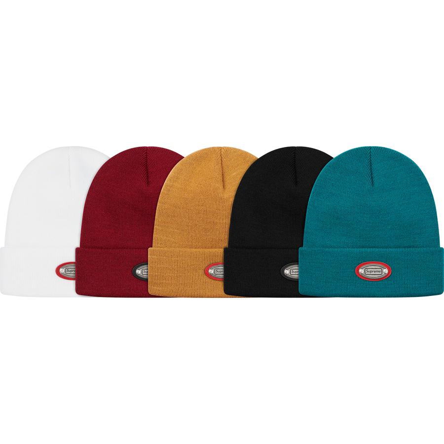 Supreme Metal Plate Beanie releasing on Week 15 for fall winter 19