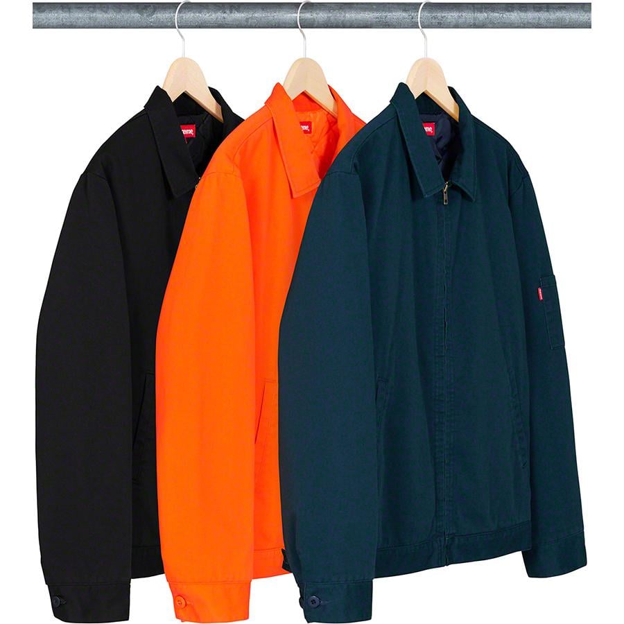 supreme cop car work jacket