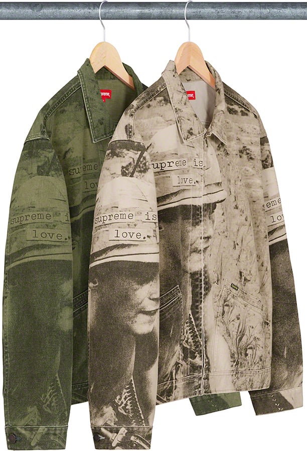 【M】Supreme Is Love Denim Work JacketGジャン/デニムジャケット