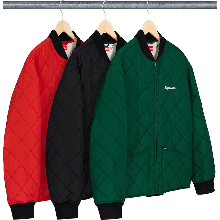 Supreme Supreme dead prez Quilted Work Jacket for fall winter 19 season