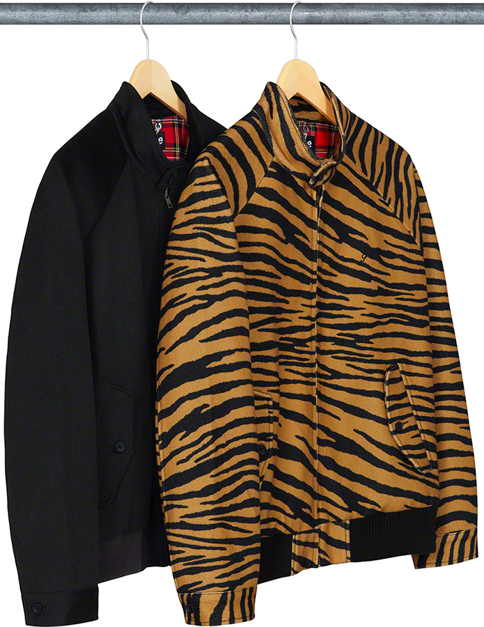 Supreme Wool Harrington Jacket Tiger