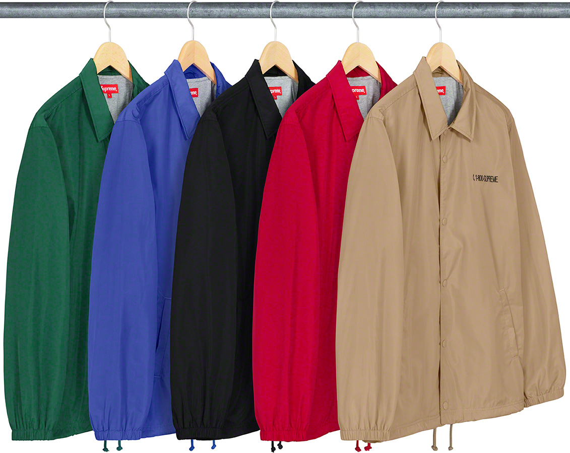 1-800 Coaches Jacket - fall winter 2019 - Supreme