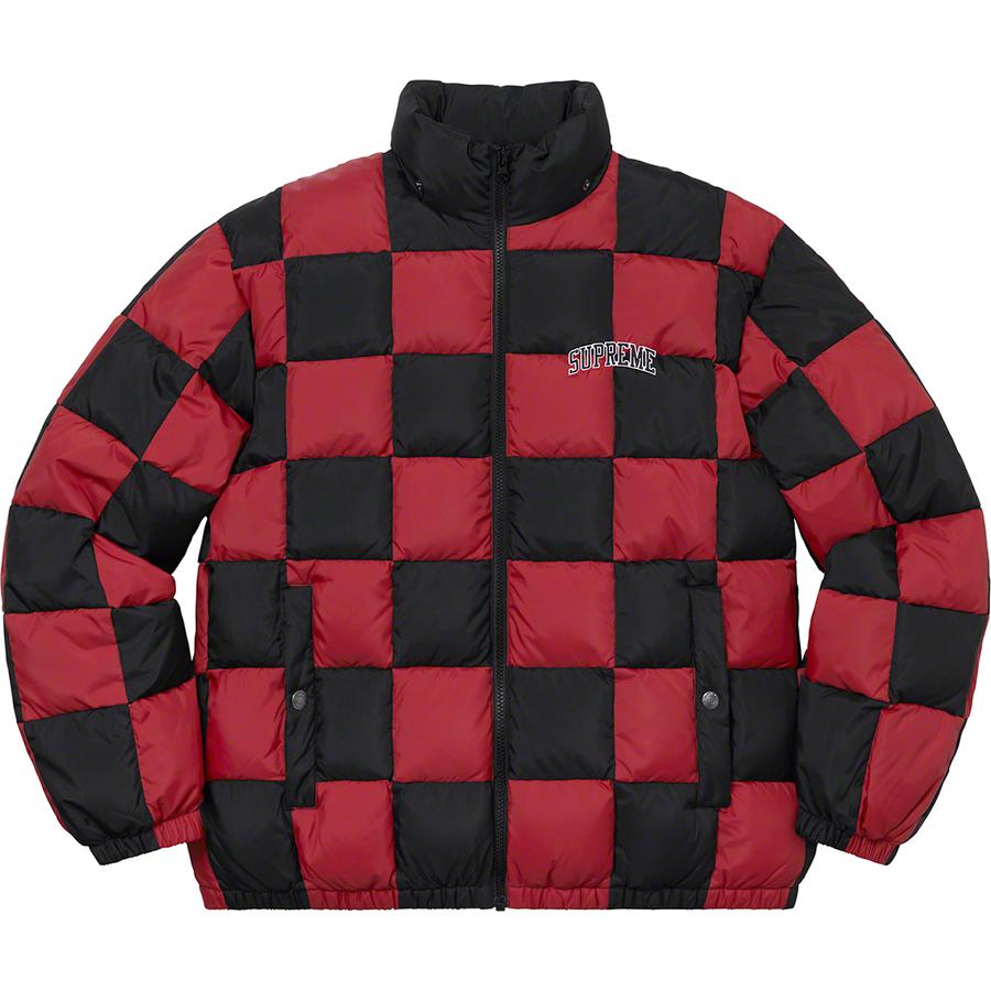 Details on Checkerboard Puffy Jacket  from fall winter 2019 (Price is $338)