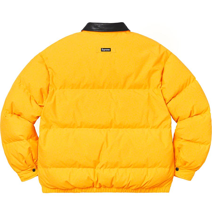 Leather Collar Puffy Jacket - fall winter 2019 - Supreme