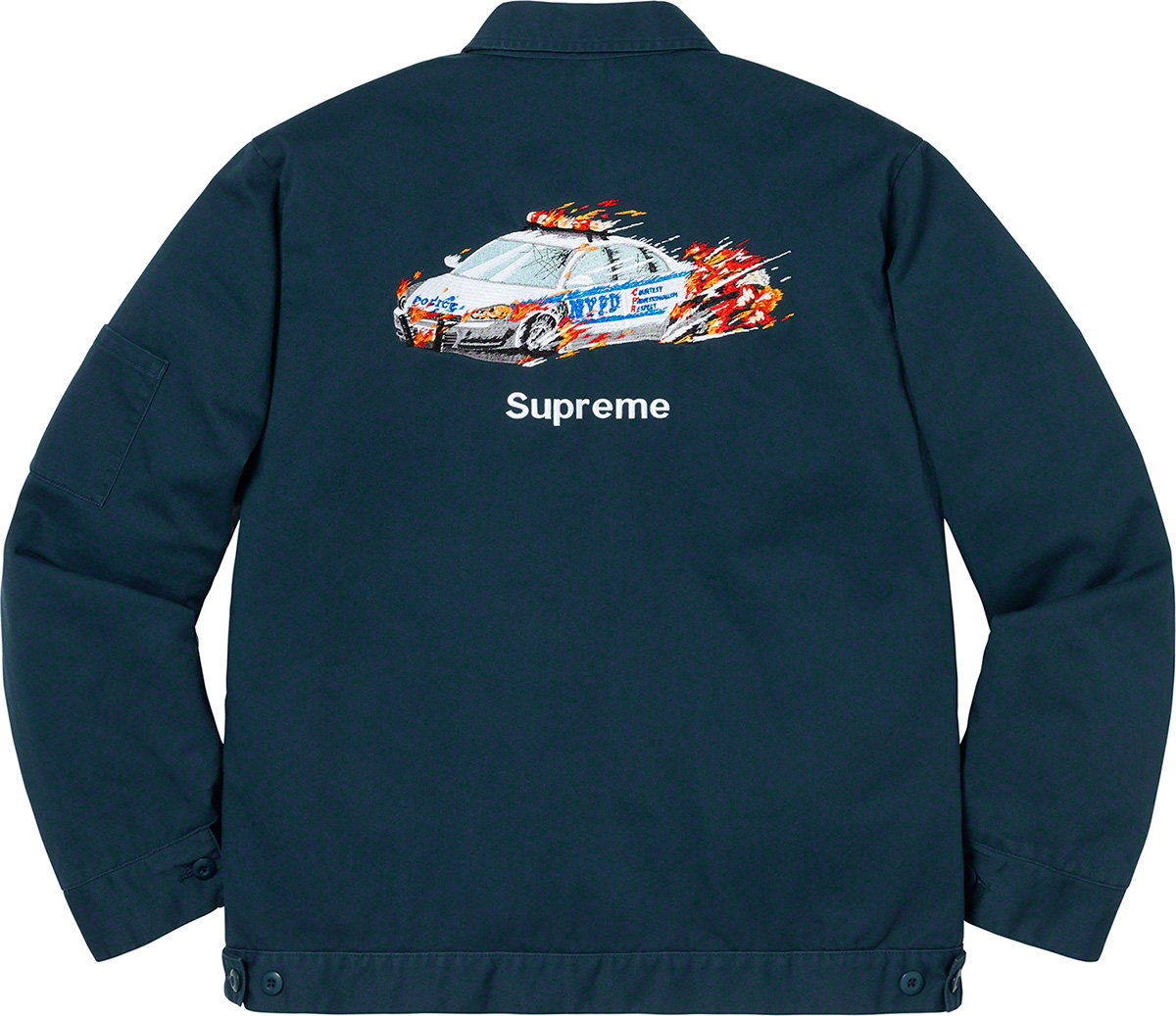 Cop Car Embroidered Work Jacket - fall winter 2019 - Supreme