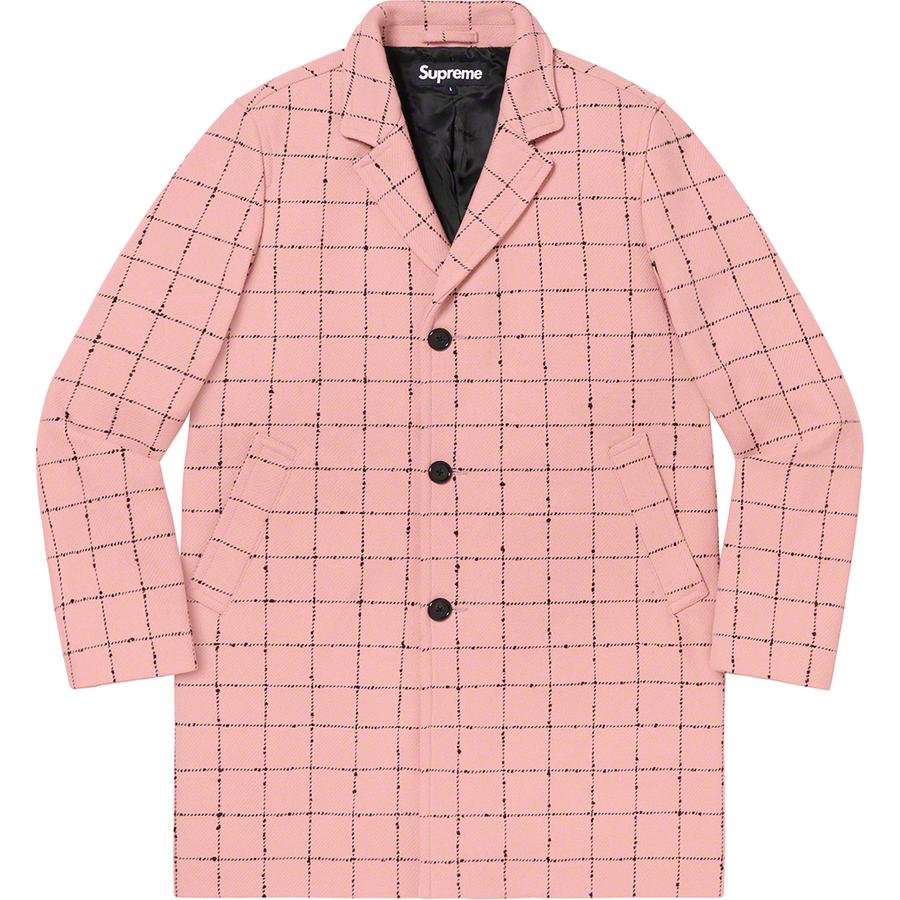 Details on Wool Windowpane Overcoat  from fall winter
                                                    2019 (Price is $568)