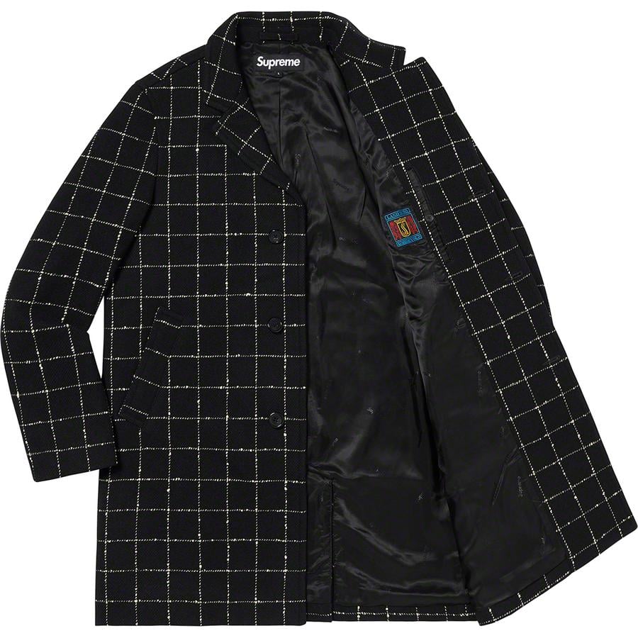 Details on Wool Windowpane Overcoat  from fall winter
                                                    2019 (Price is $568)