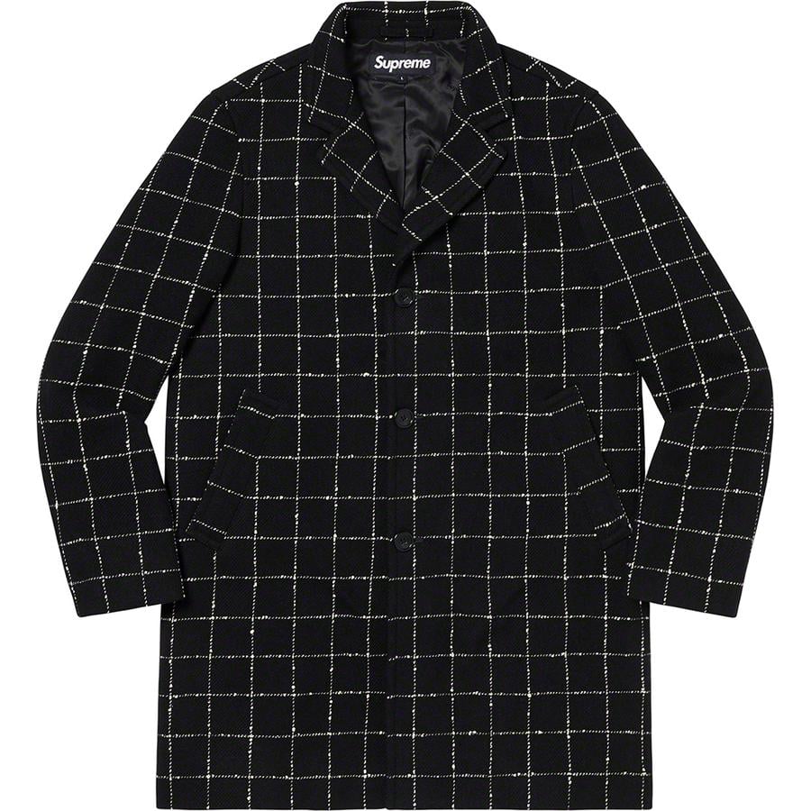 Details on Wool Windowpane Overcoat  from fall winter
                                                    2019 (Price is $568)