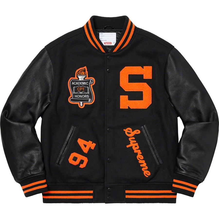 Details on Team Varsity Jacket  from fall winter 2019 (Price is $448)