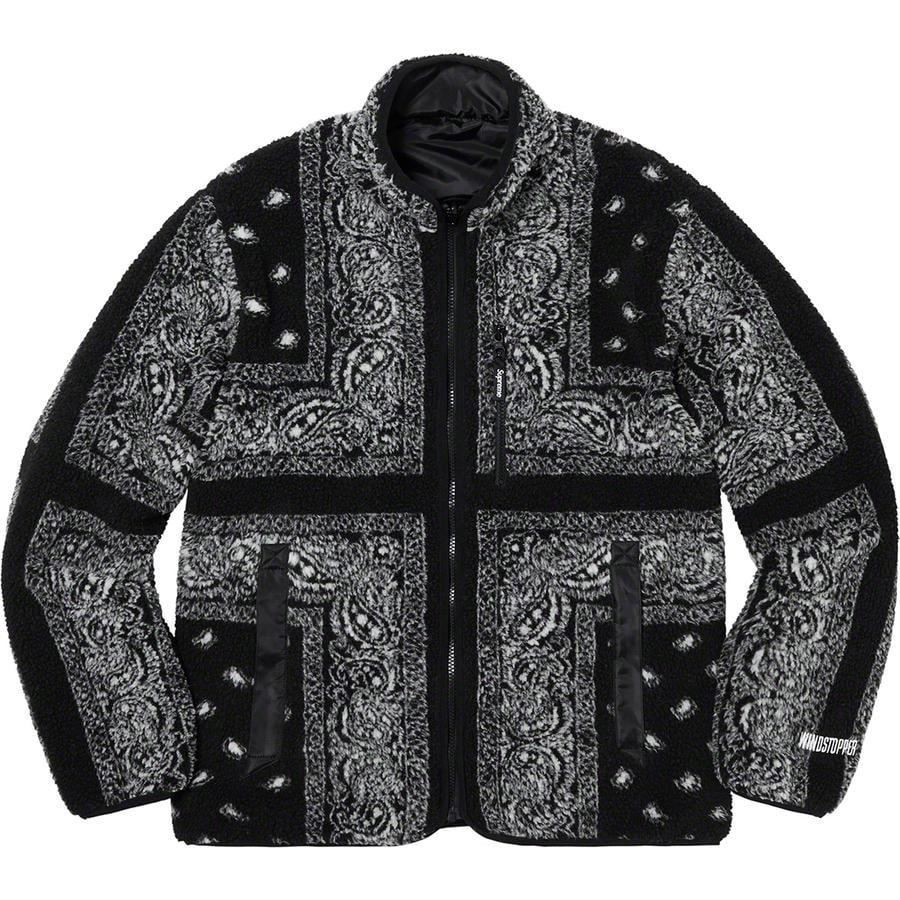 Details on Reversible Bandana Fleece Jacket  from fall winter
                                                    2019 (Price is $228)