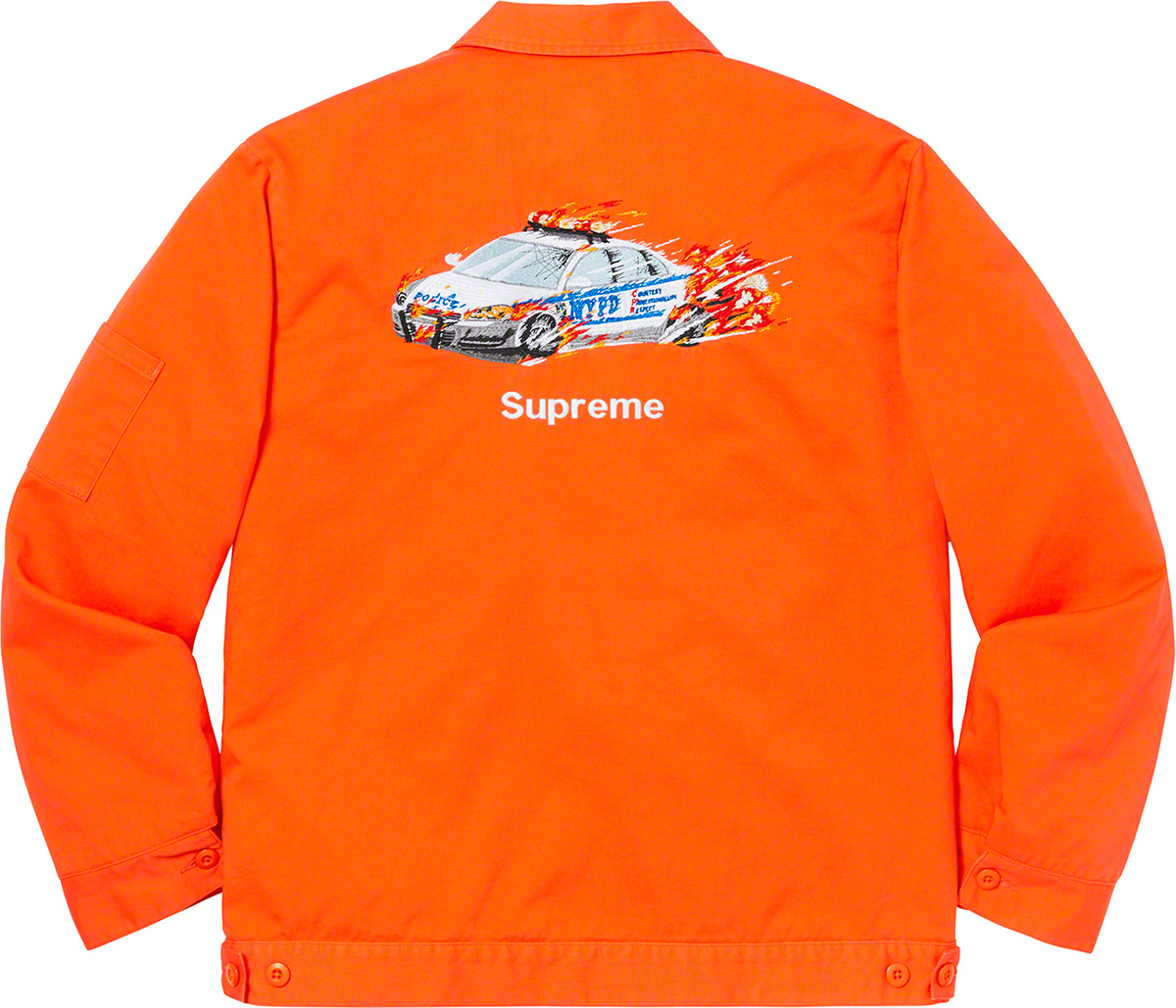 Cop Car Embroidered Work Jacket - fall winter 2019 - Supreme