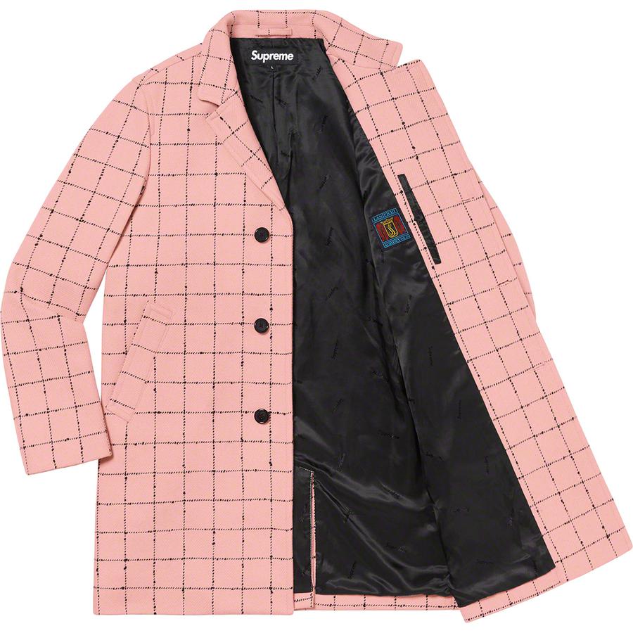 Details on Wool Windowpane Overcoat  from fall winter 2019 (Price is $568)