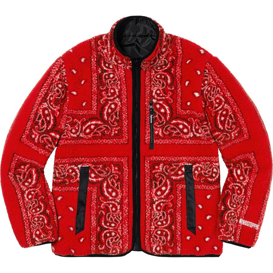 Details on Reversible Bandana Fleece Jacket  from fall winter
                                                    2019 (Price is $228)