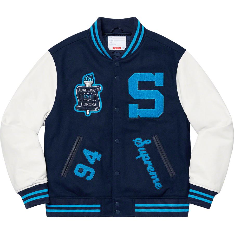 Details on Team Varsity Jacket  from fall winter
                                                    2019 (Price is $448)