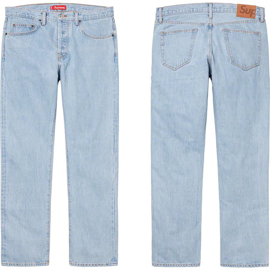 Supreme Stone Washed Slim Jean releasing on Week 0 for fall winter 19