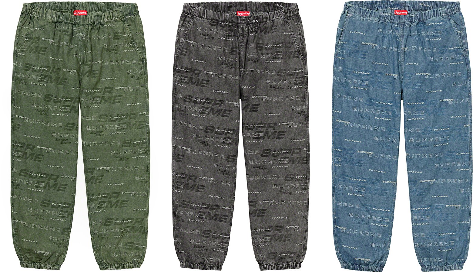 Dimensions Logo Denim Skate Pant - fall winter 2019 - Supreme