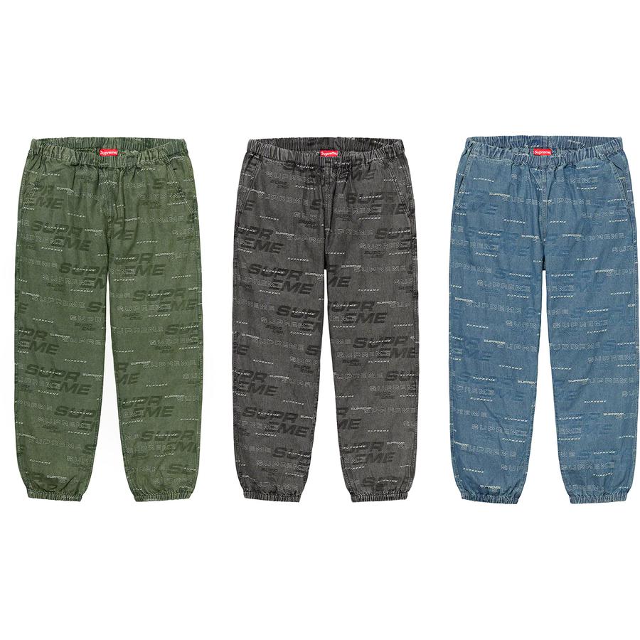 Supreme Dimensions Logo Denim Skate Pant for fall winter 19 season