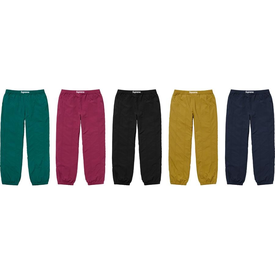 Supreme Paneled Warm Up Pant for fall winter 19 season