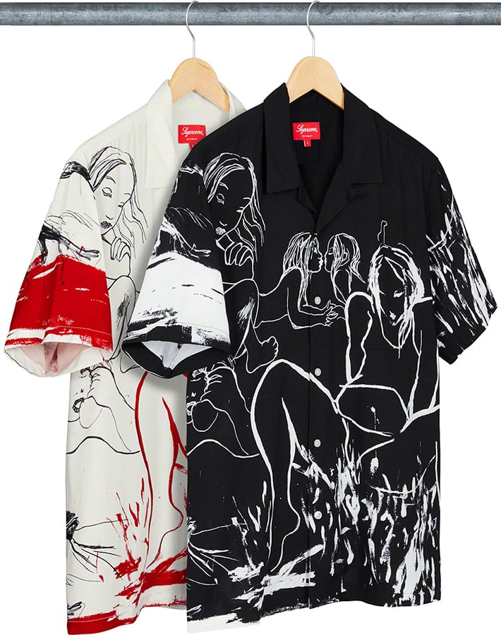 Rita Ackermann Rayon S S Shirt - fall winter 2019 - Supreme