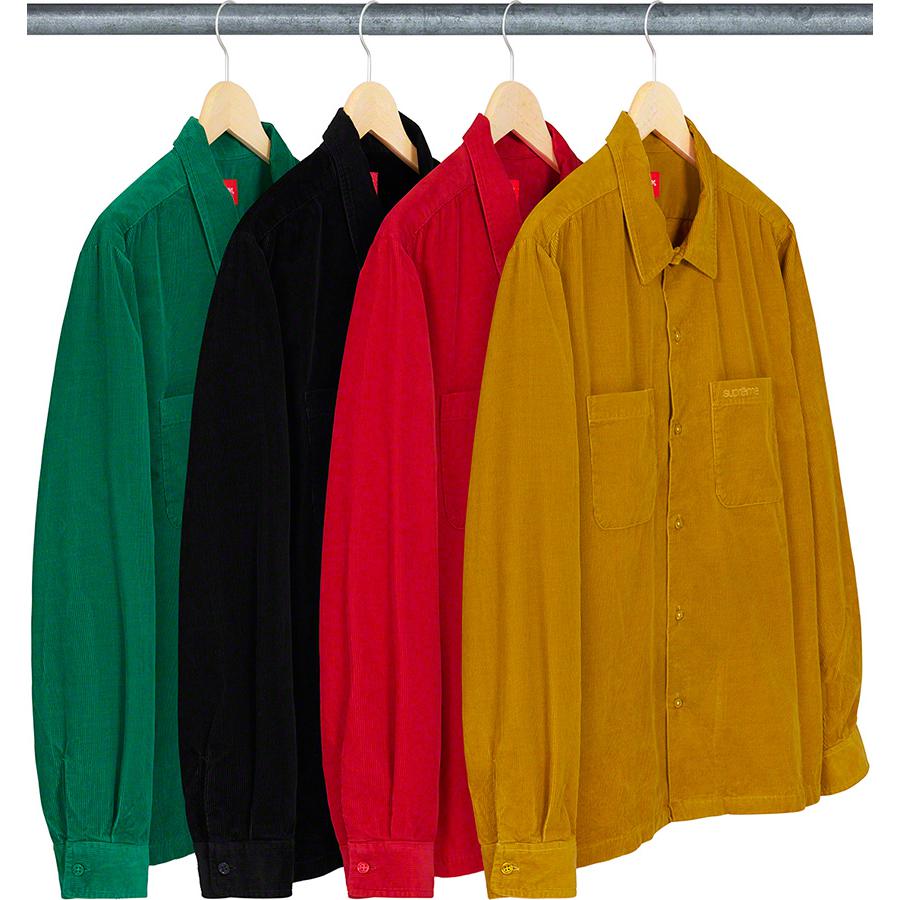 Supreme Corduroy Shirt released during fall winter 19 season