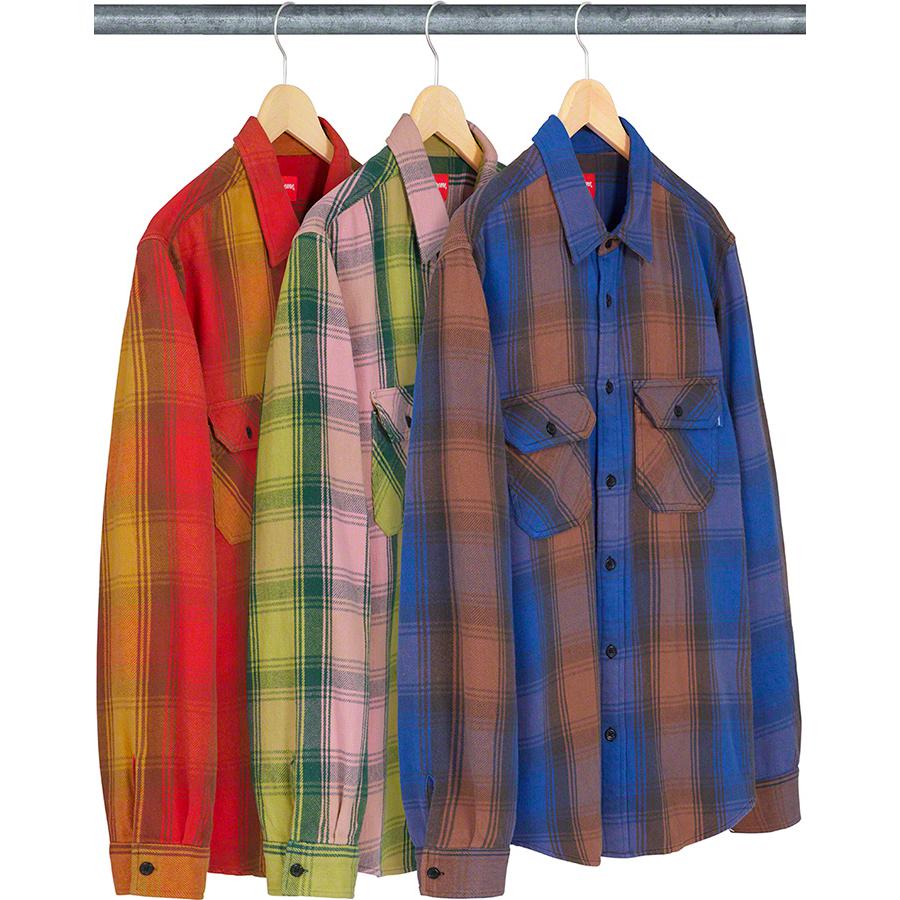 Details on Heavyweight Flannel Shirt from fall winter
                                            2019 (Price is $128)