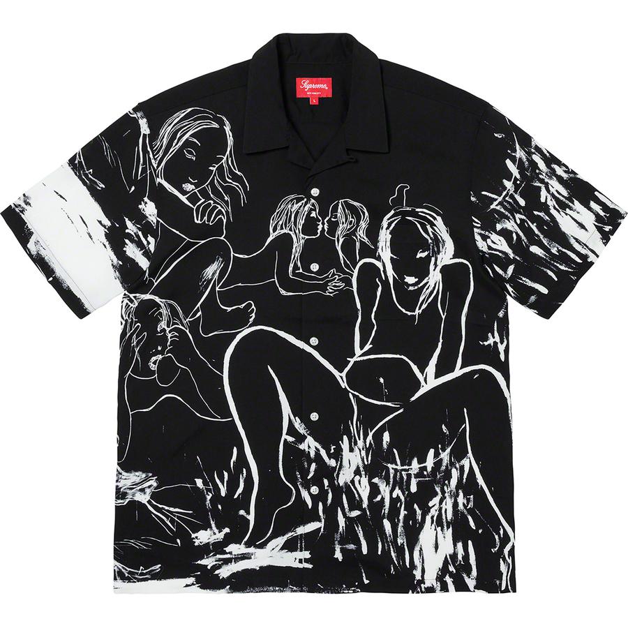 Details on Rita Ackermann Supreme Rayon S S Shirt  from fall winter 2019 (Price is $148)