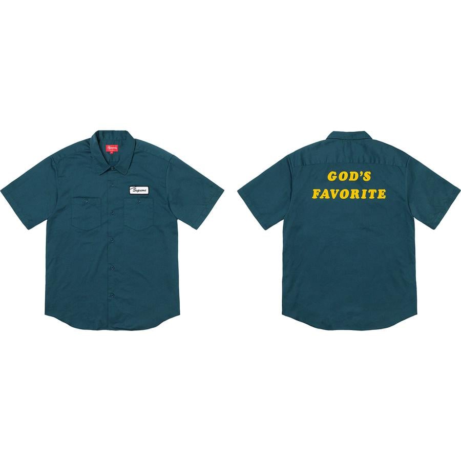 Details on God's Favorite S S Work Shirt  from fall winter
                                                    2019 (Price is $128)