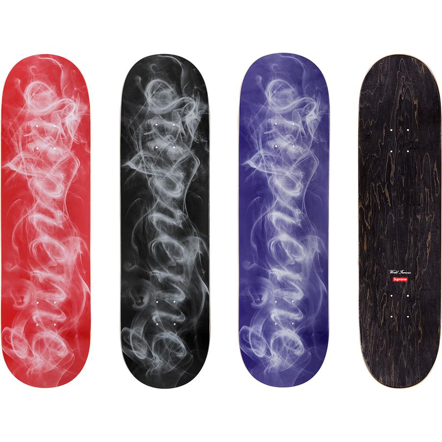 Supreme Smoke Skateboard released during fall winter 19 season