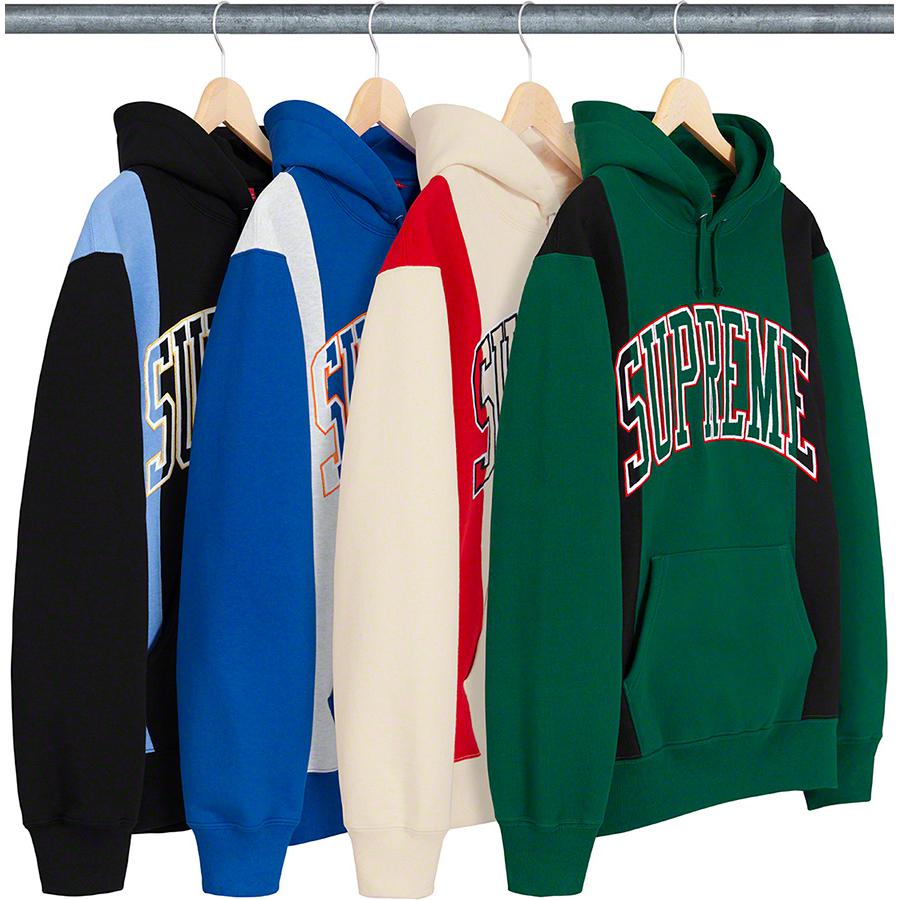 Supreme Paneled Arc Hooded Sweatshirt releasing on Week 4 for fall winter 2019