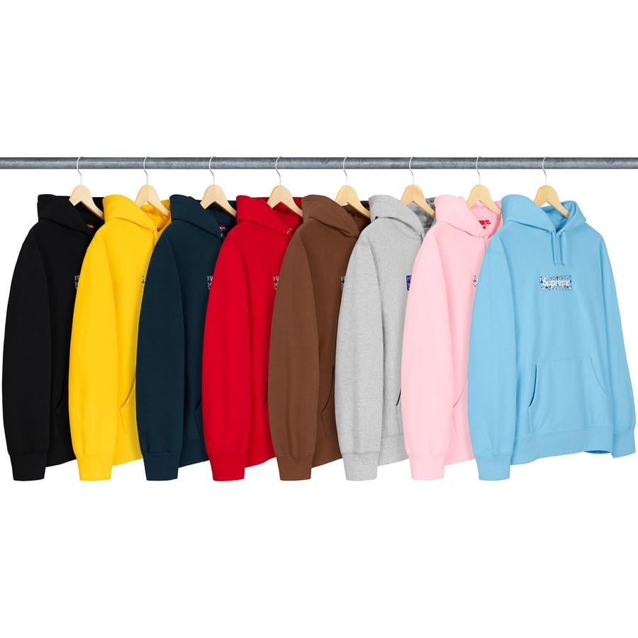 Supreme Bandana Box Logo Hooded Sweatshirt for fall winter 19 season